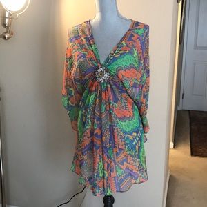 Embroidered Shoshanna Dress